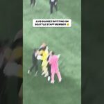 Luis Suárez appeared to spit on a Seattle staff member 😱 #luissuarez #soccer #intermiami #spit