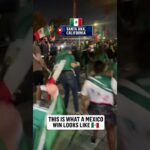 El Tri gave them three goals and Santa Ana gave them a party